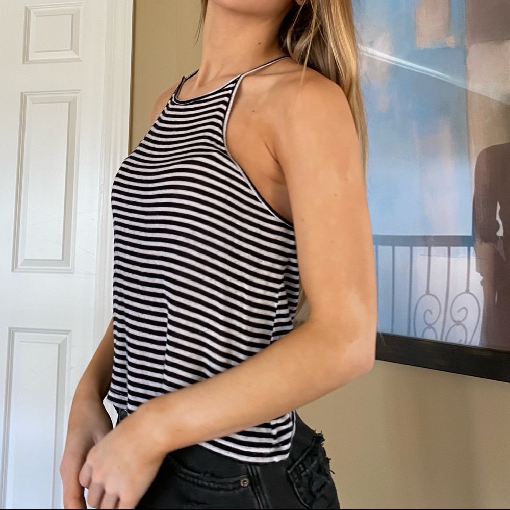 aeropostale striped tank top